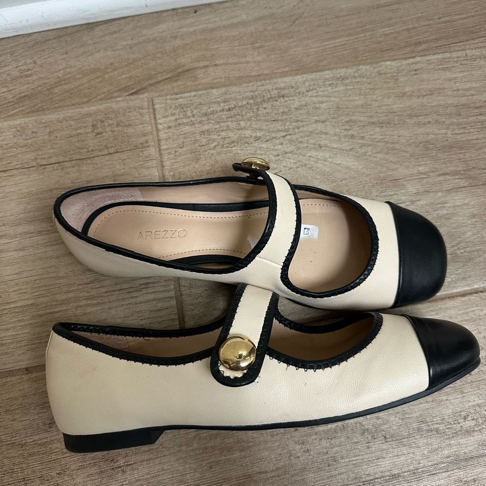 NWT Arezzo Quinn Ballet Flats Shoes - Picture 1 of 9